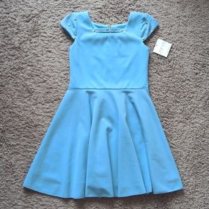 NWT Zoe LTD Juniors / Girls Blue Dress